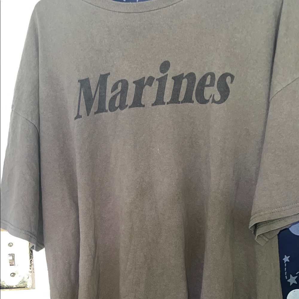 Rothco Marines Dark Olive Short Sleeve Tee
